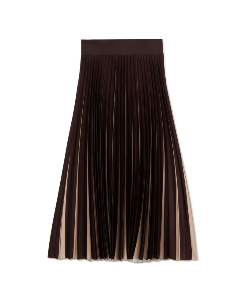 Women's Serena Two-Tone Pleated Midi Skirt