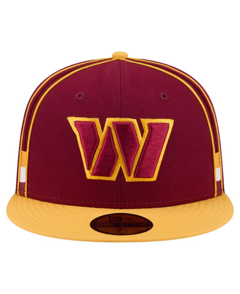 Men's Burgundy Washington Commanders Soutache 59FIFTY Fitted Hat