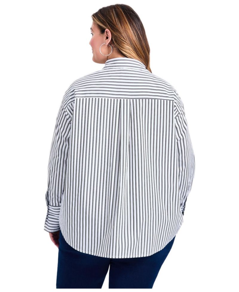 Women's Plus Size Breanna Classic Poplin Shirt