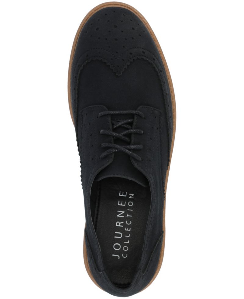 Women's Claudiya Lug Sole Lace Up Oxford Loafers