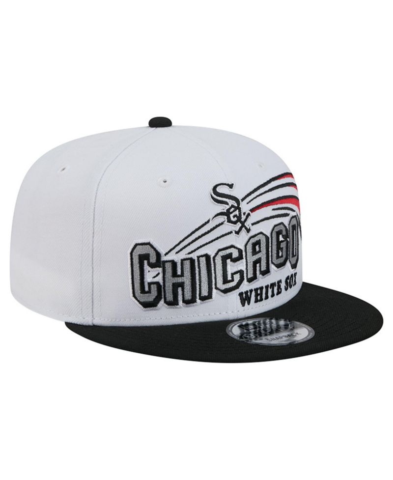 Men's White Chicago White Sox Retro Sweep 9FIFTY Snapback Hat