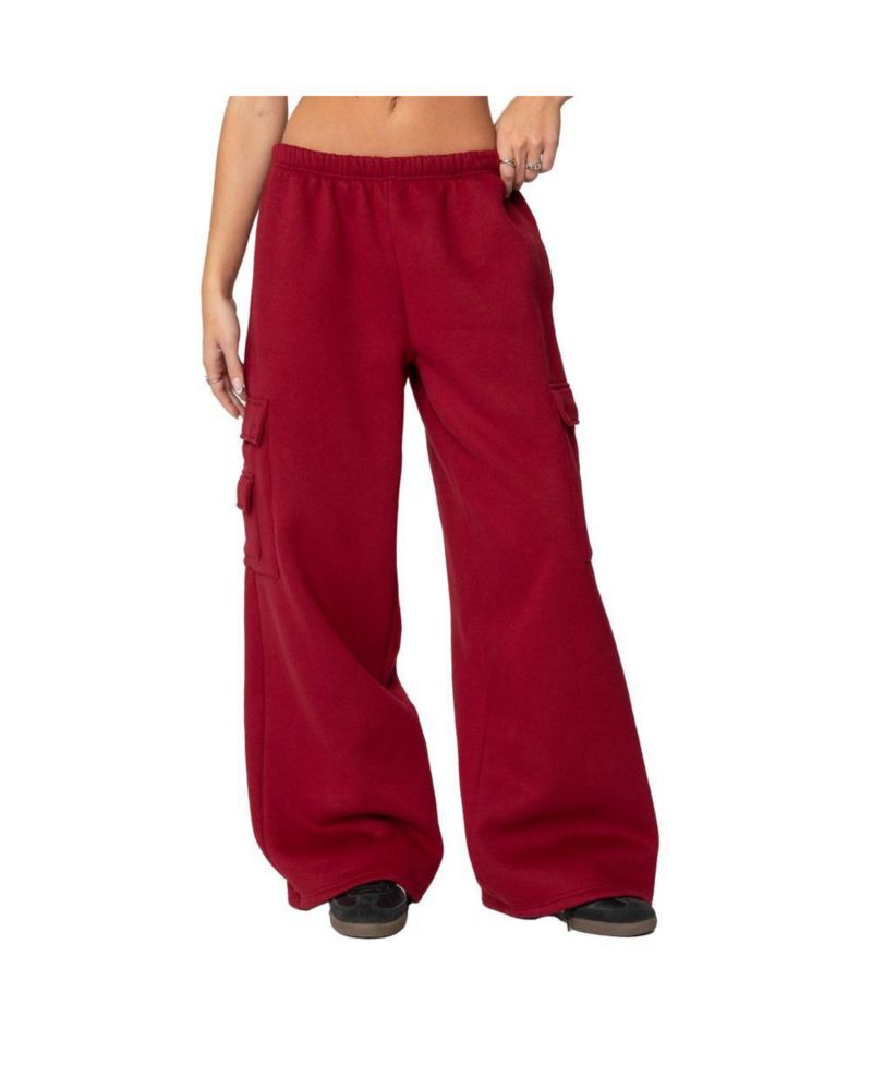 Women's Wide leg cargo sweatpants