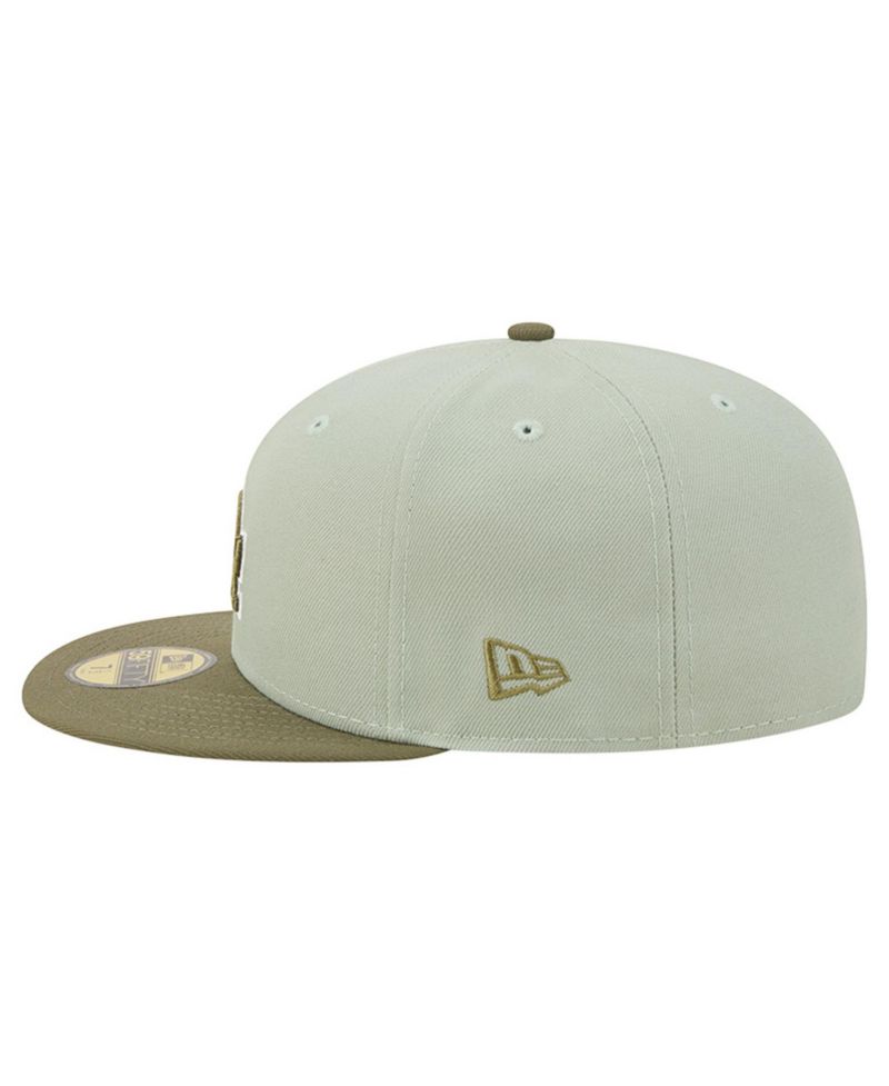 Men's Green/Olive Los Angeles Dodgers Color Pack 59FIFTY Fitted Hat
