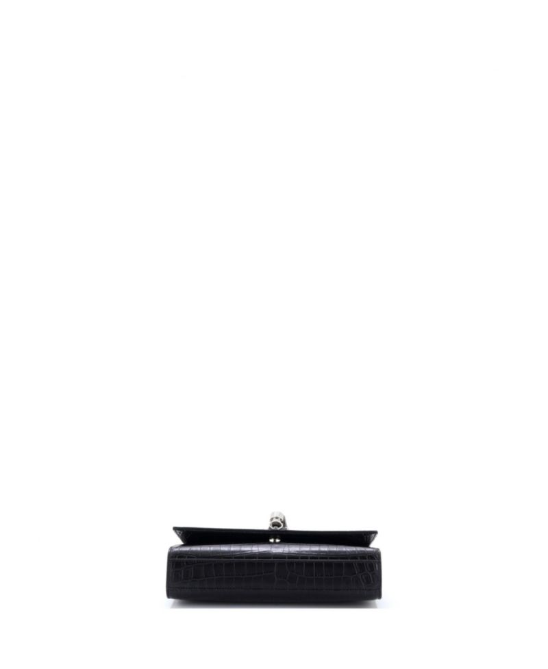 Medium Classic Monogram Tassel Crossbody Bag Embossed Leather