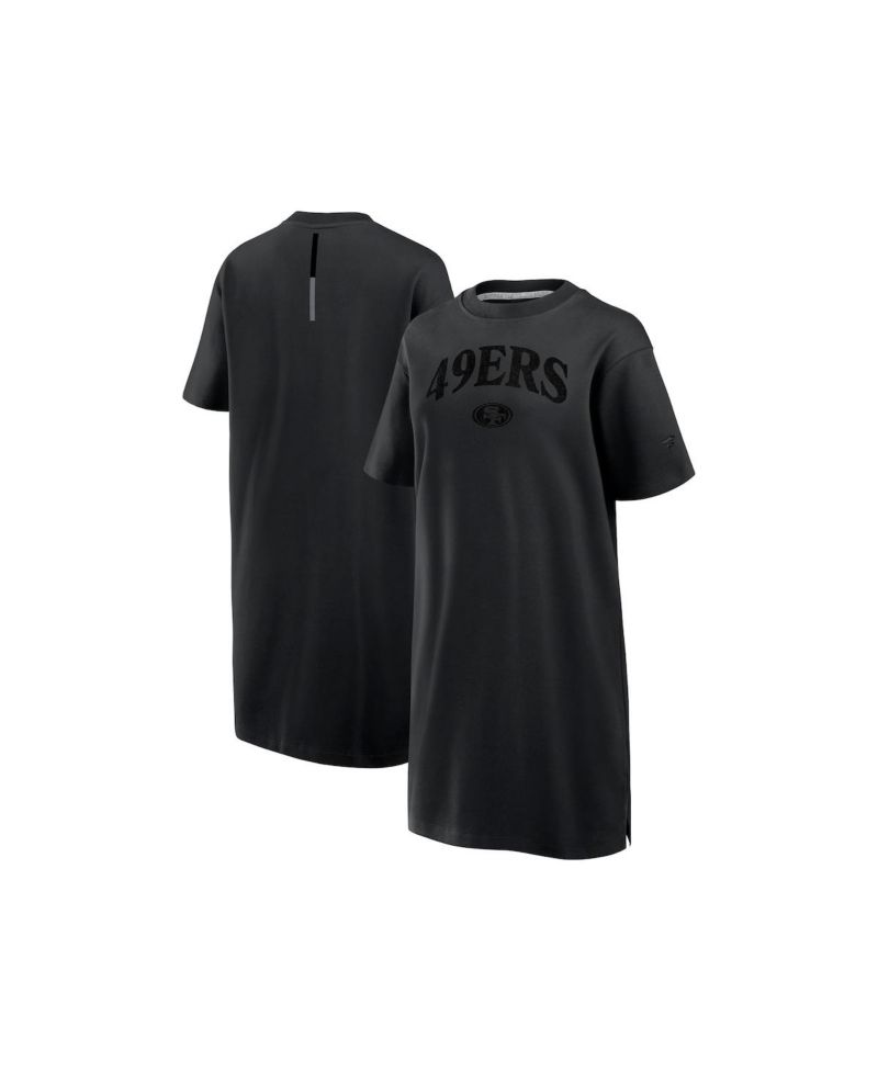 Women's Black San Francisco 49ers Elements Go Tri-Blend Dress
