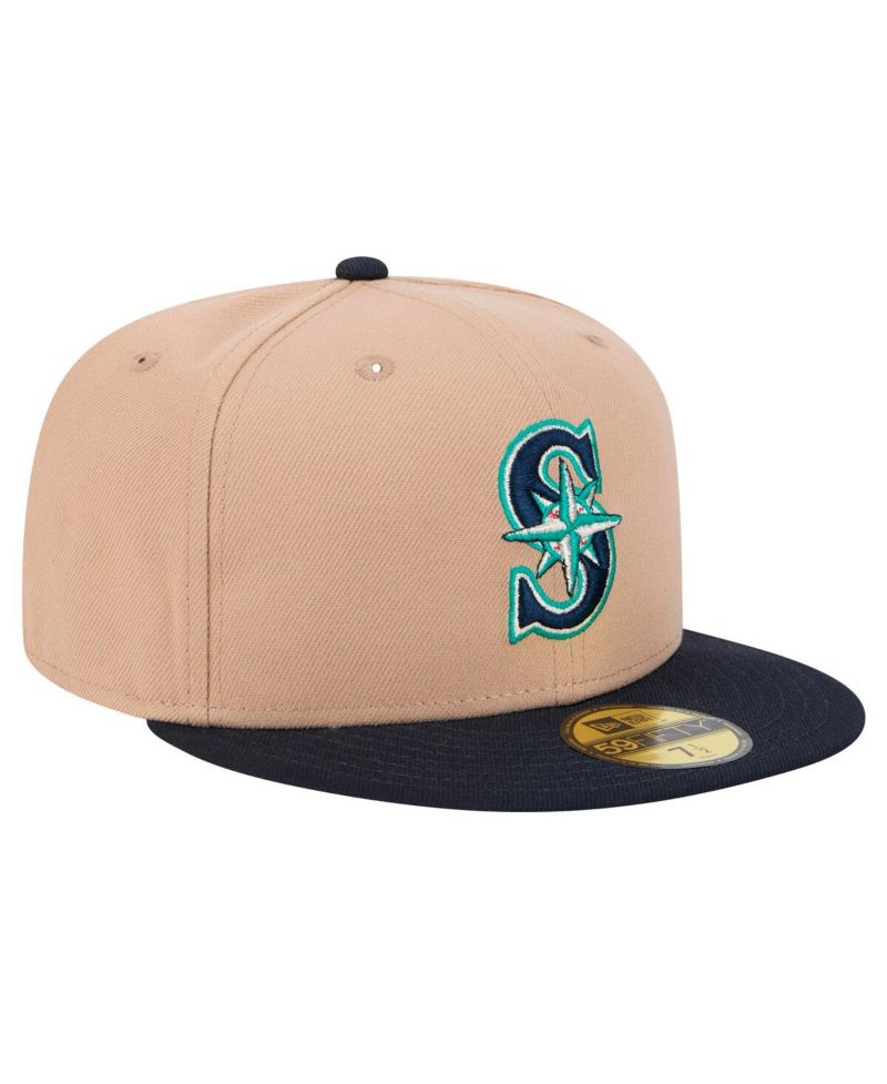 Men's Khaki Seattle Mariners 59FIFTY Fitted Hat
