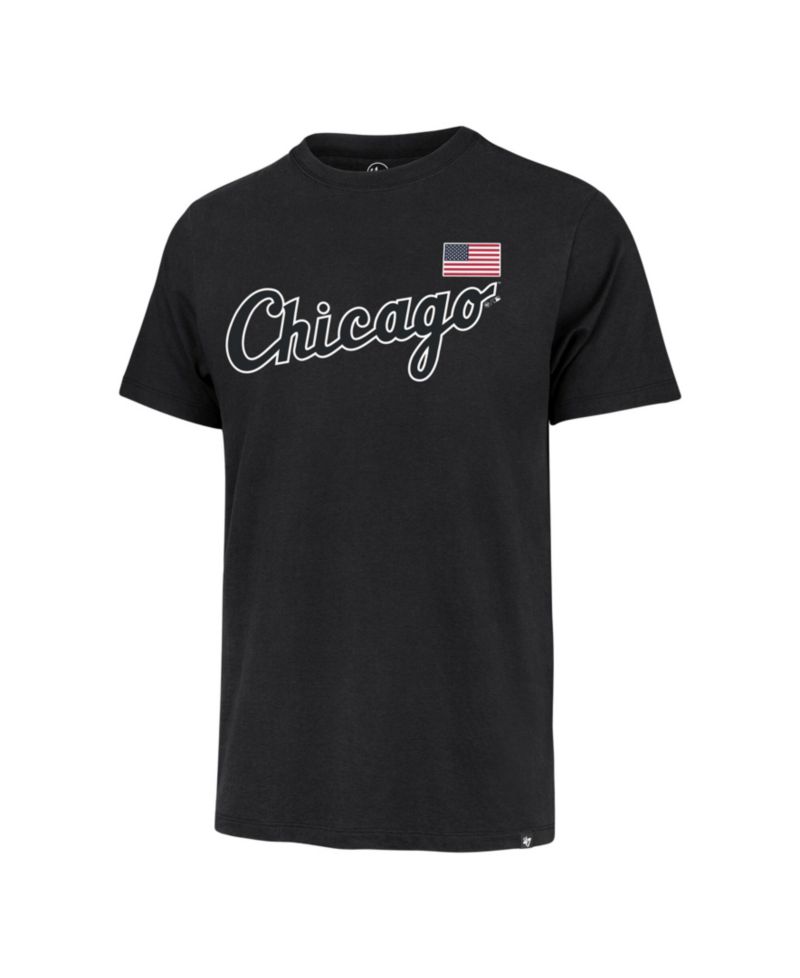 Men's Black Chicago White Sox Heritage U.S. Flag T-Shirt