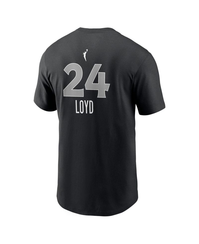 Men's Jewell Loyd Black Las Vegas Aces Explorer Edition Name & Number T-Shirt