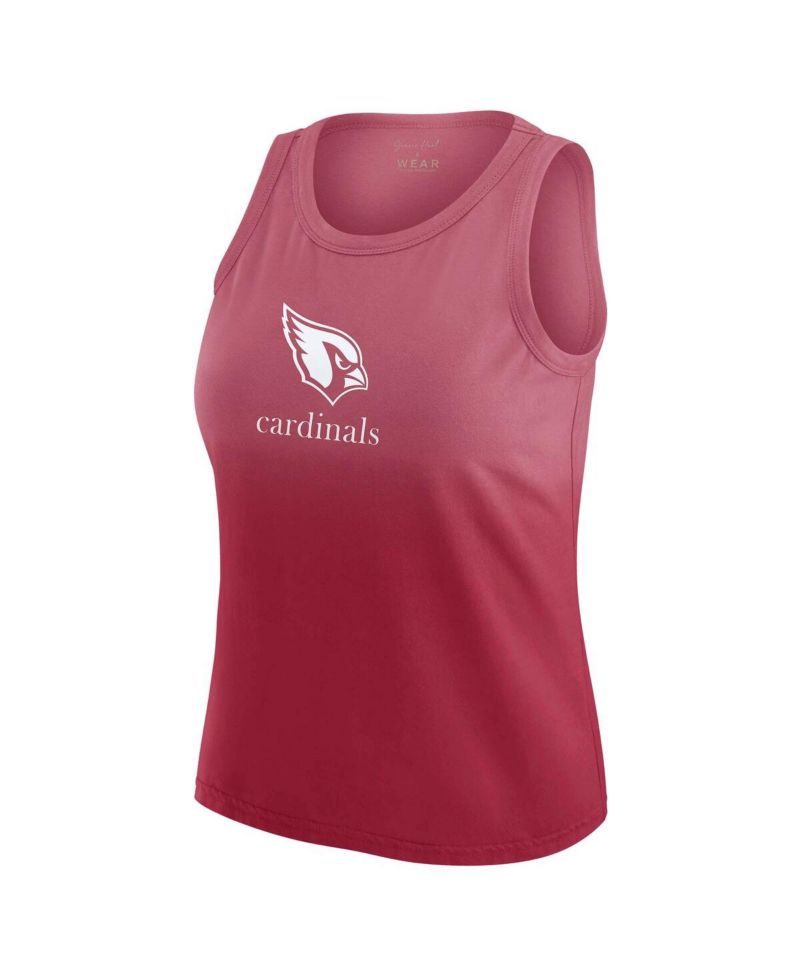 Women's x Gracie Hunt Cardinal Arizona Cardinals Ombre Tank Top