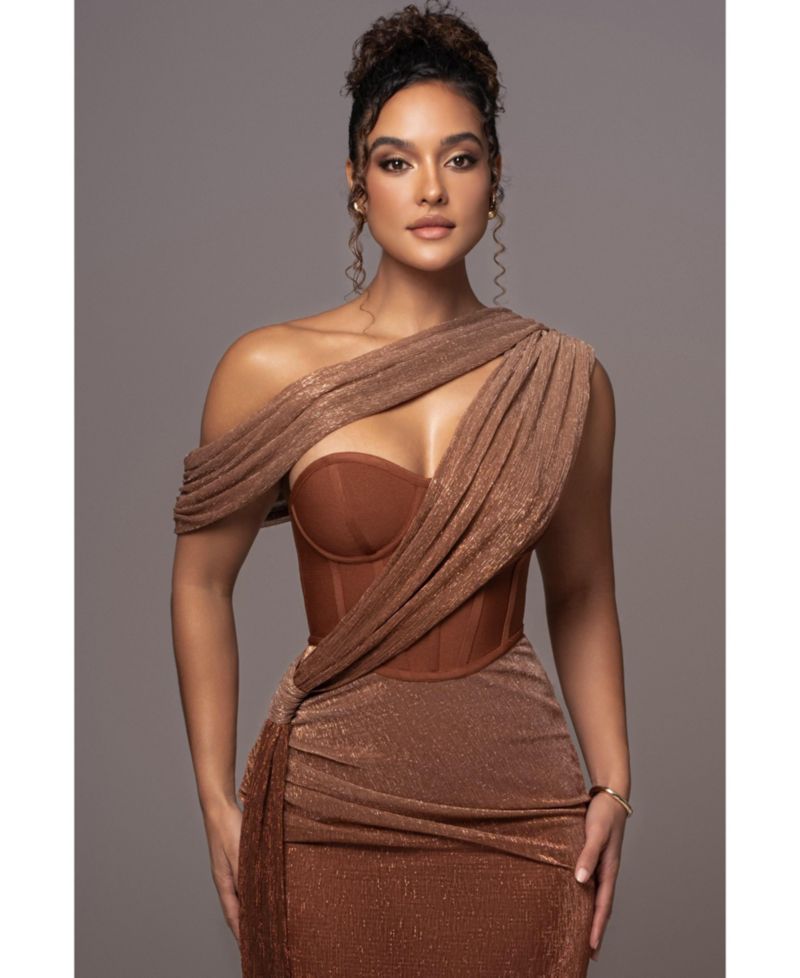 Women's Celestina Draped Maxi Dress