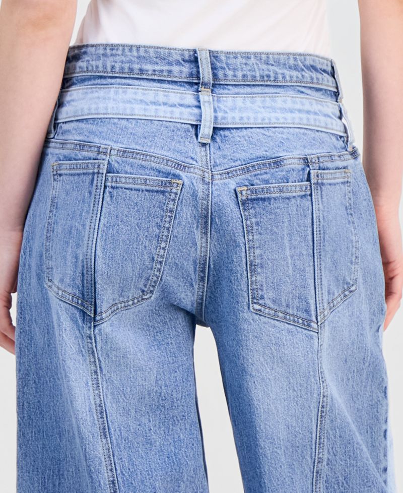 Women's High-Rise Barrel-Leg Jeans