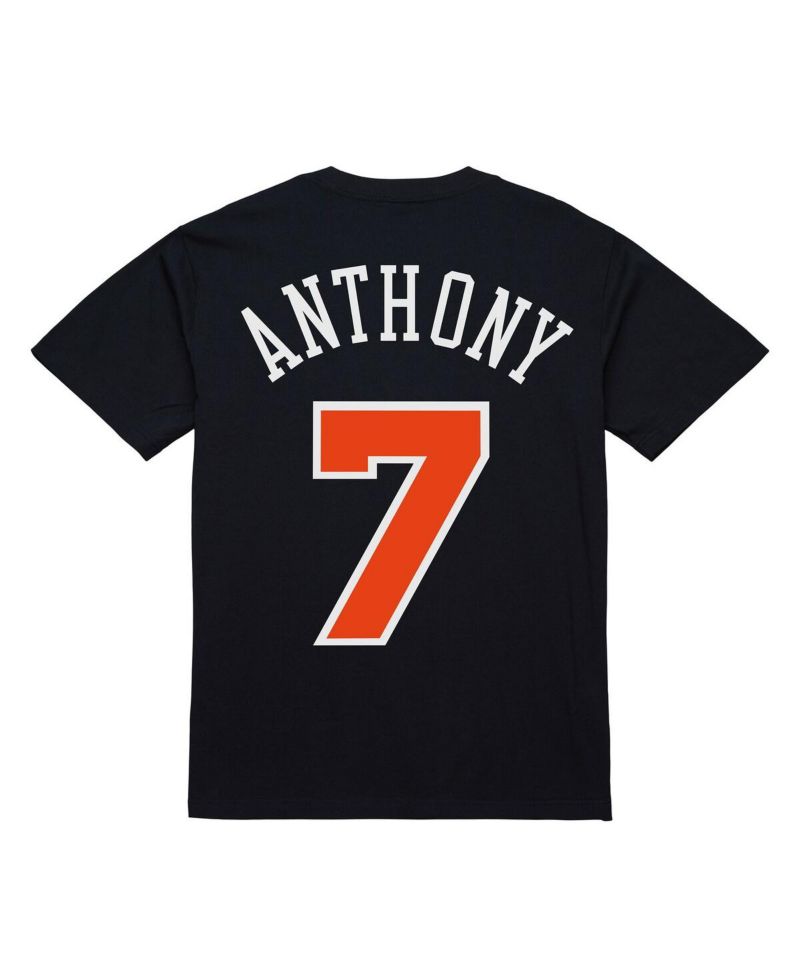 Men's Carmelo Anthony Black New York Knicks Ultimate Player Name & Number T-Shirt