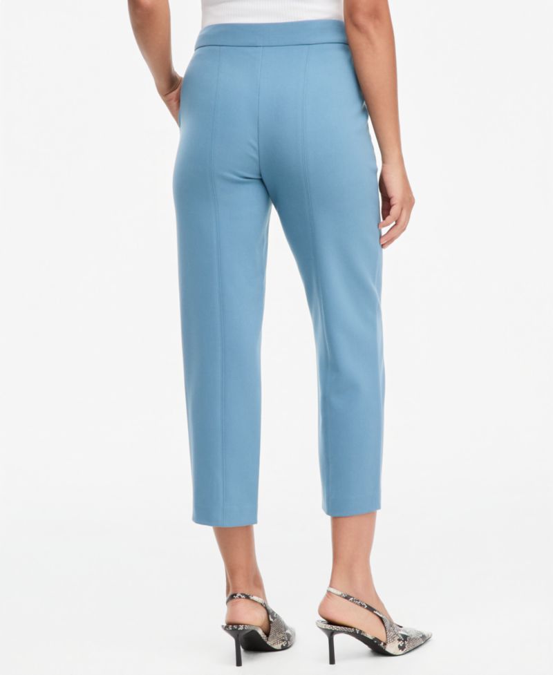 Women's High-Rise Slim-Fit Cropped Pants