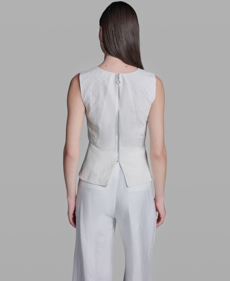 Women's Sleeveless Crewneck Top