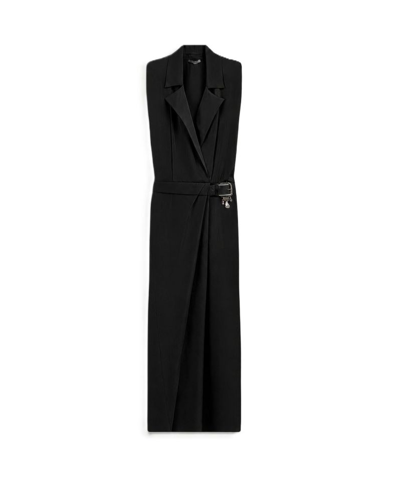 Women's Embellished Belt-Detail Maxi Dress