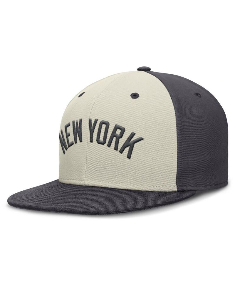 Men's Cream New York Yankees Dri-FIT True Fitted Hat