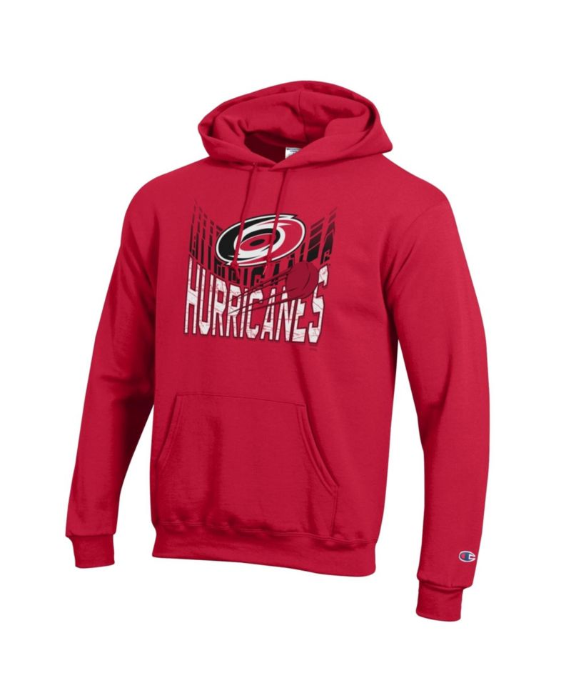 Men's Red Carolina Hurricanes Powerblend Hoodie