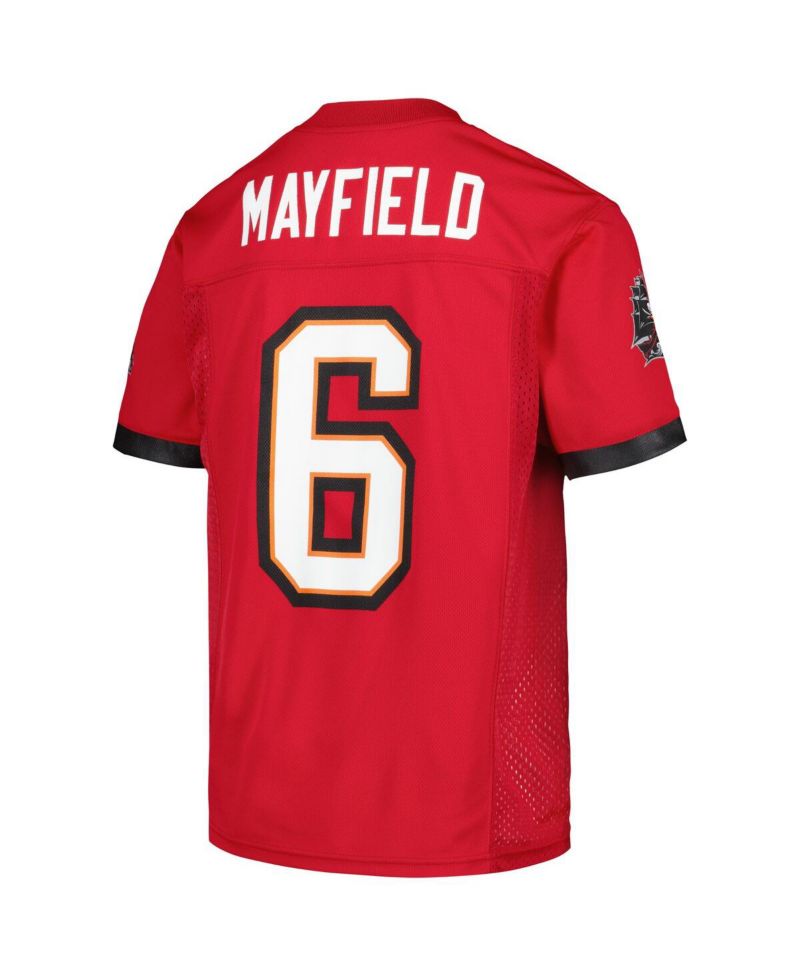 Big Boys and Girls Baker Mayfield Red Tampa Bay Buccaneers Replica Player Jersey