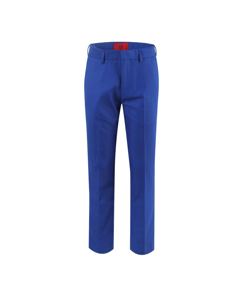 Big Boys Brown Slim Fit Dress Pants