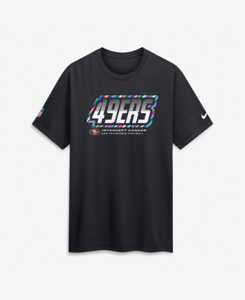 Men's Black San Francisco 49ers 2026 NFL Cruical Catch Sideline Dri-Fit T-Shirt