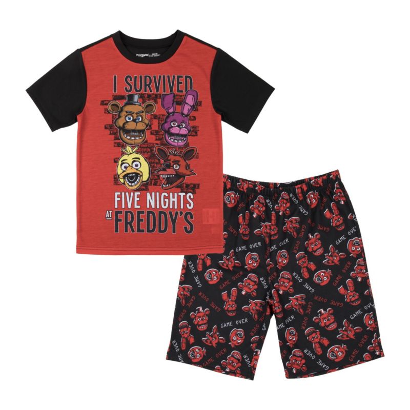 Youth Sleepwear Set Tee Shirt, Sleep Shorts, Sleep Pants