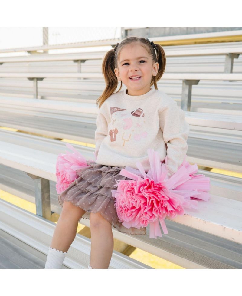 Little Girls Game Day Icon Sweatshirt