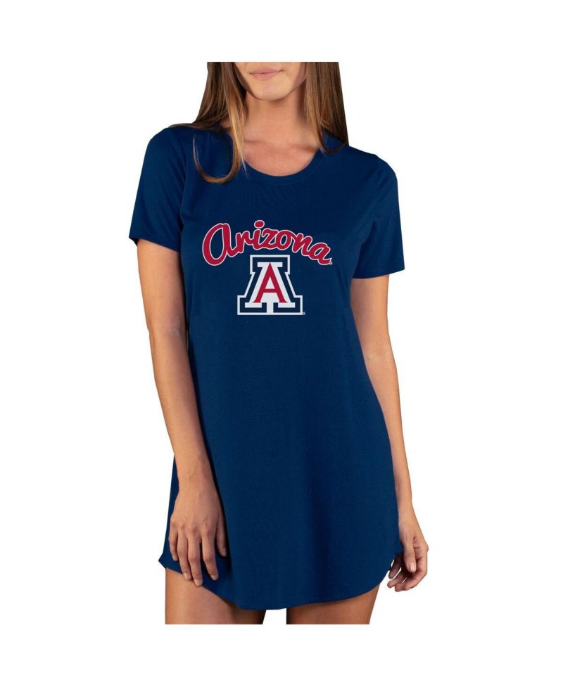 Women's Navy Arizona Wildcats Marathon Nightshirt