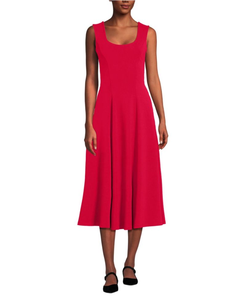 Women's Starfish Midi Fit and Flare Dress