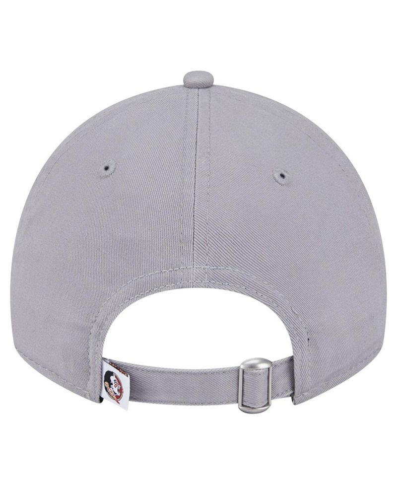 Women's Gray Florida State Seminoles Logo 9TWENTY Adjustable Hat