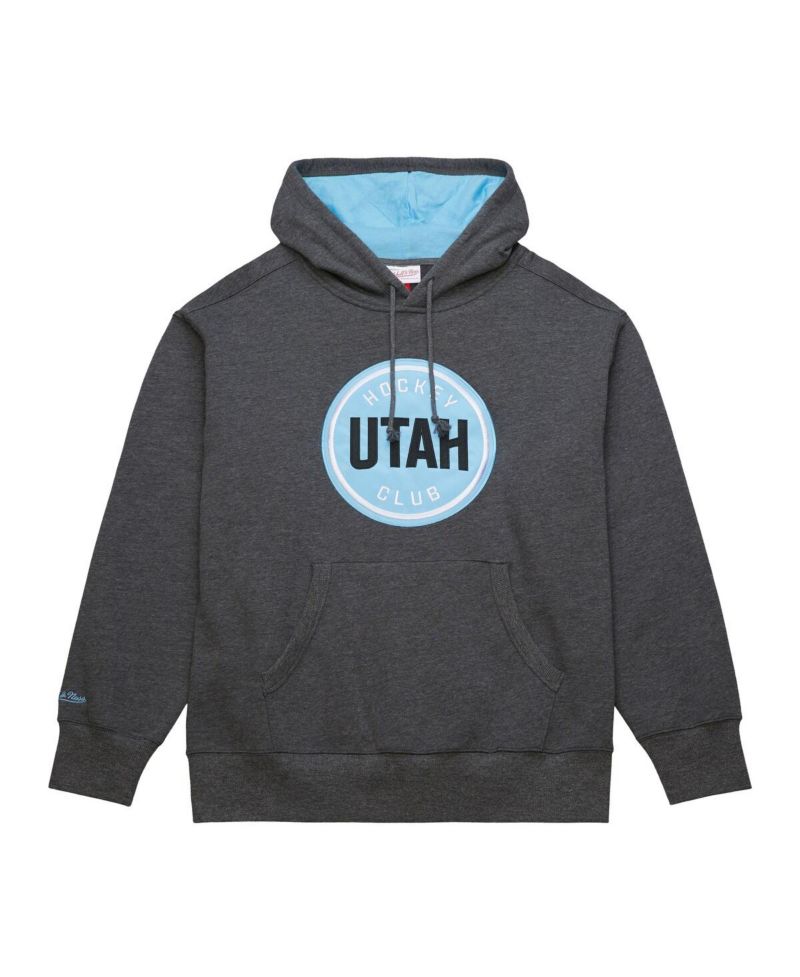 Men's Anthracite Utah Hockey Club Playoff Pullover Hoodie