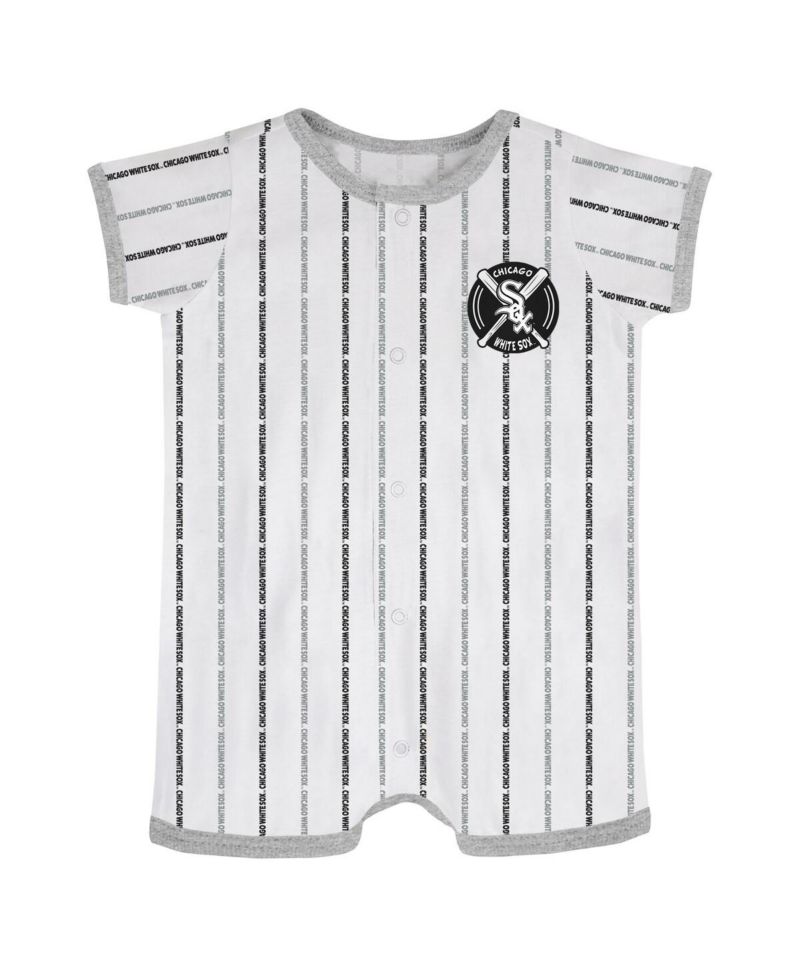 Infant Boys and Girls White Chicago White Sox Ball Hitter Coverall