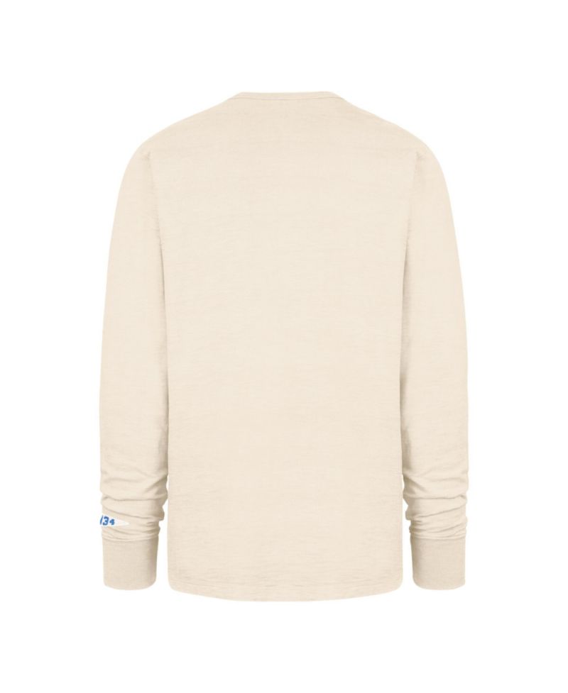 Men's Tan Detroit Lions Heavy Slub Long Sleeve T-Shirt