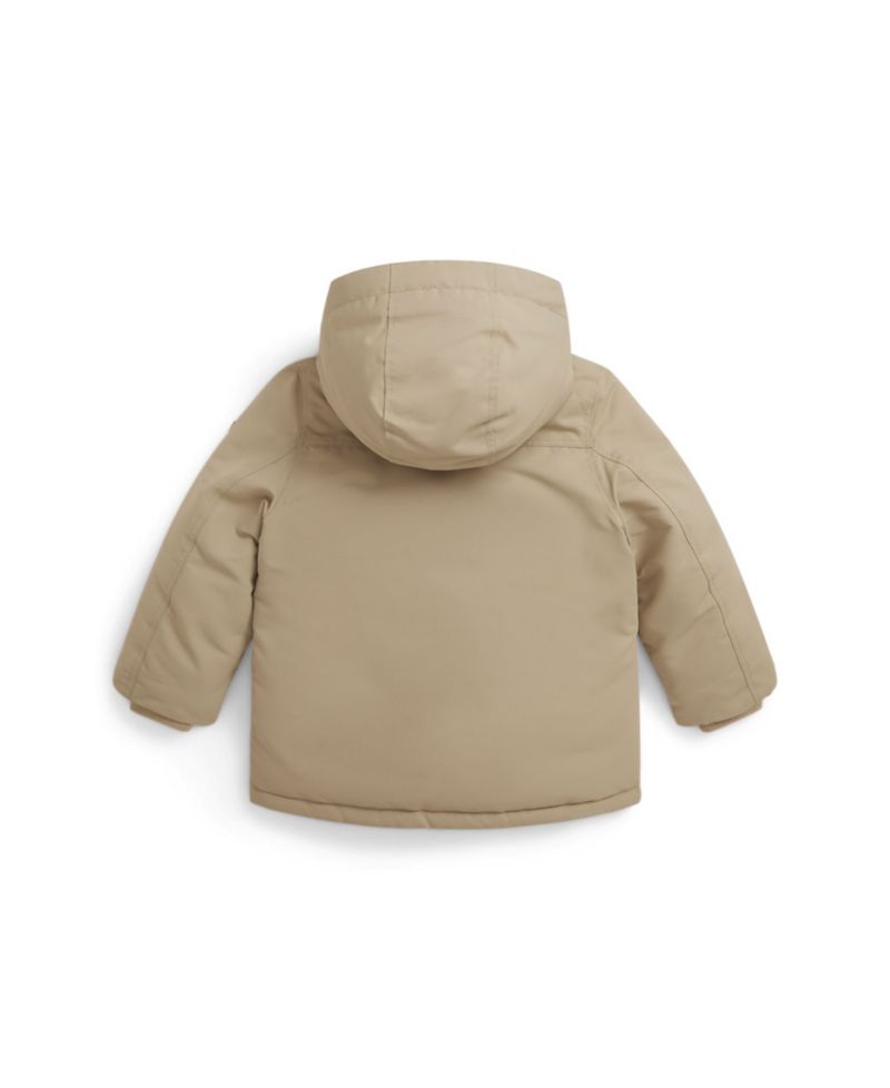 Toddler and Little Boys 2-7 Faux-Fur-Trim Down Parka