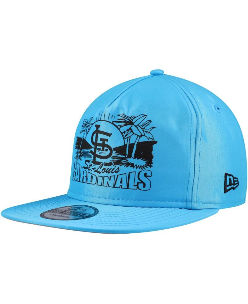 Men's Blue St. Louis Cardinals Neon Golfer Snapback Hat