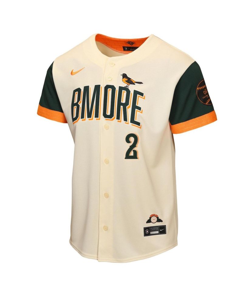Big Boys and Girls Gunnar Henderson Cream Baltimore Orioles 2026 City Connect Stadium Jersey