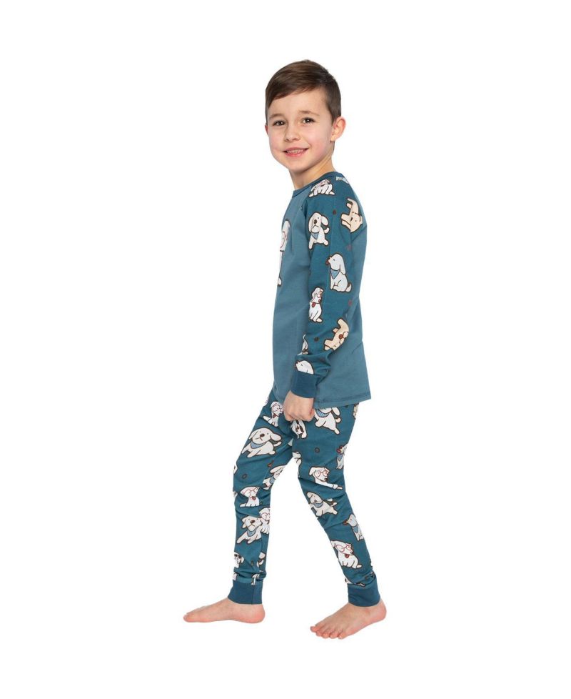Little and Big Boy (6 - 12) Cotton Two-Piece Pajama Set