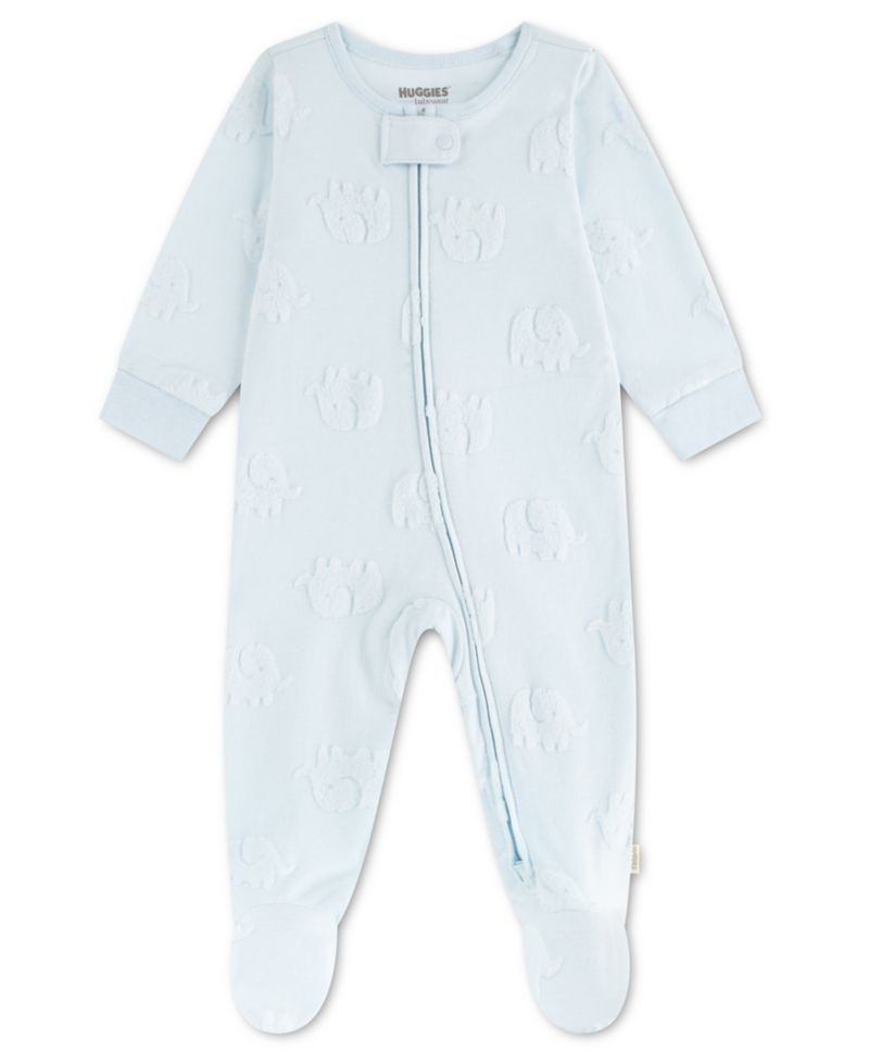 Baby Boys' Babywear Long-Sleeve Footed Coverall