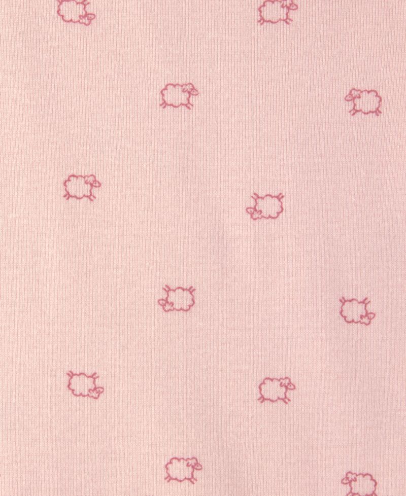 Baby Girls' Sheep Long-Sleeve Bodysuit and Pants, 3-Piece Set