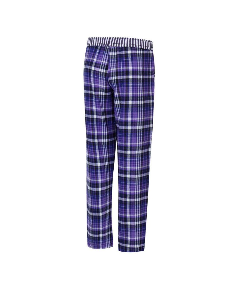 Women's Purple Baltimore Ravens Laney Plaid Tri-Blend Pants