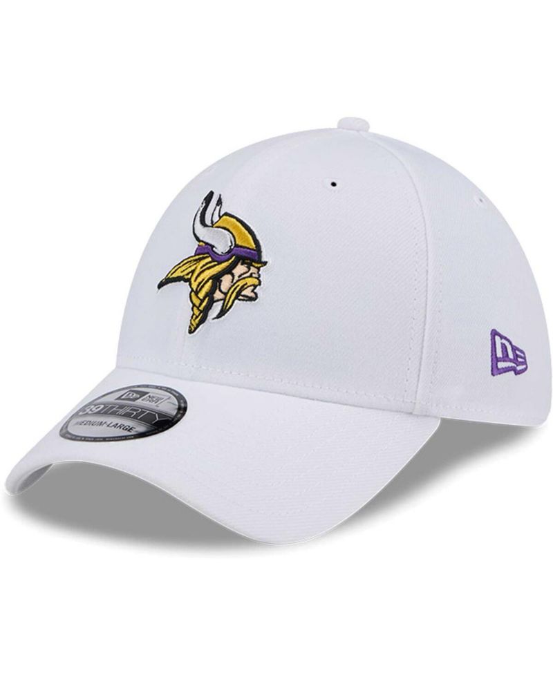 Men's White Minnesota Vikings Main 39Thirty Flex Hat
