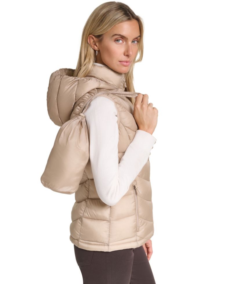Women's Packable Hooded Puffer Vest