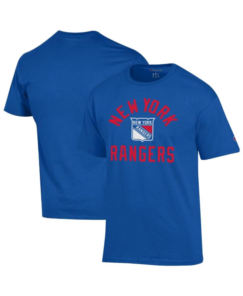 Men's New York Rangers Primary Logo Classic Fit Cotton Jersey T-Shirt
