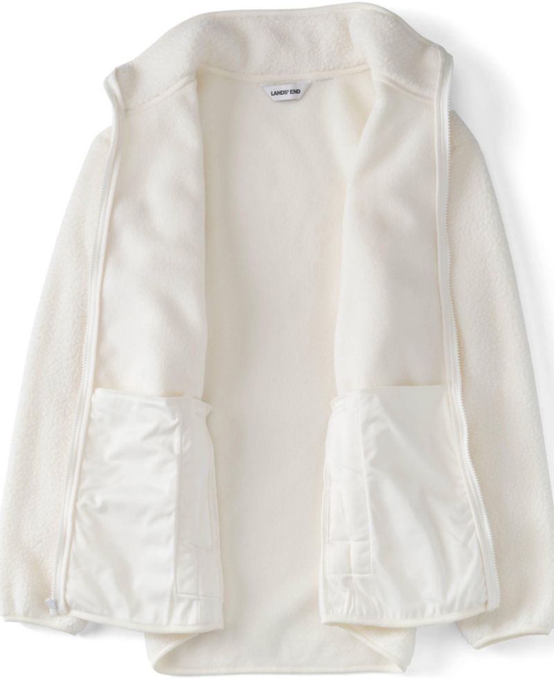 Women's Petite Cozy High Pile Full Zip Fleece Jacket