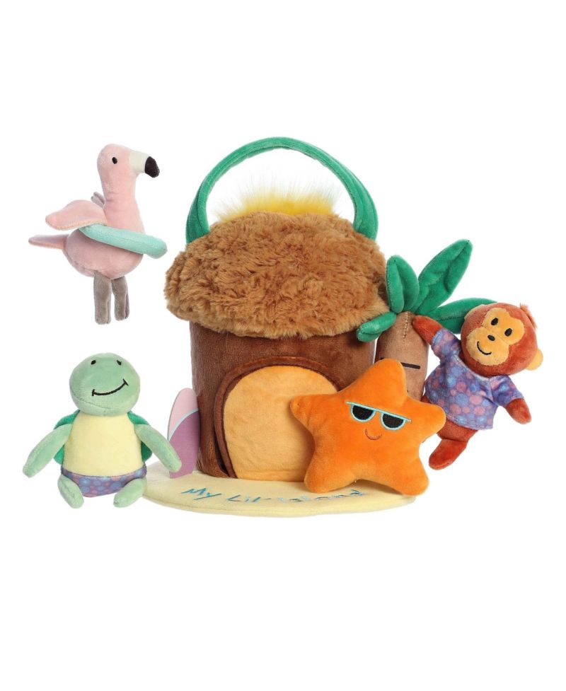 My Lil' Island Interactive Plush Island-Themed Baby Toy, 5-Piece Set