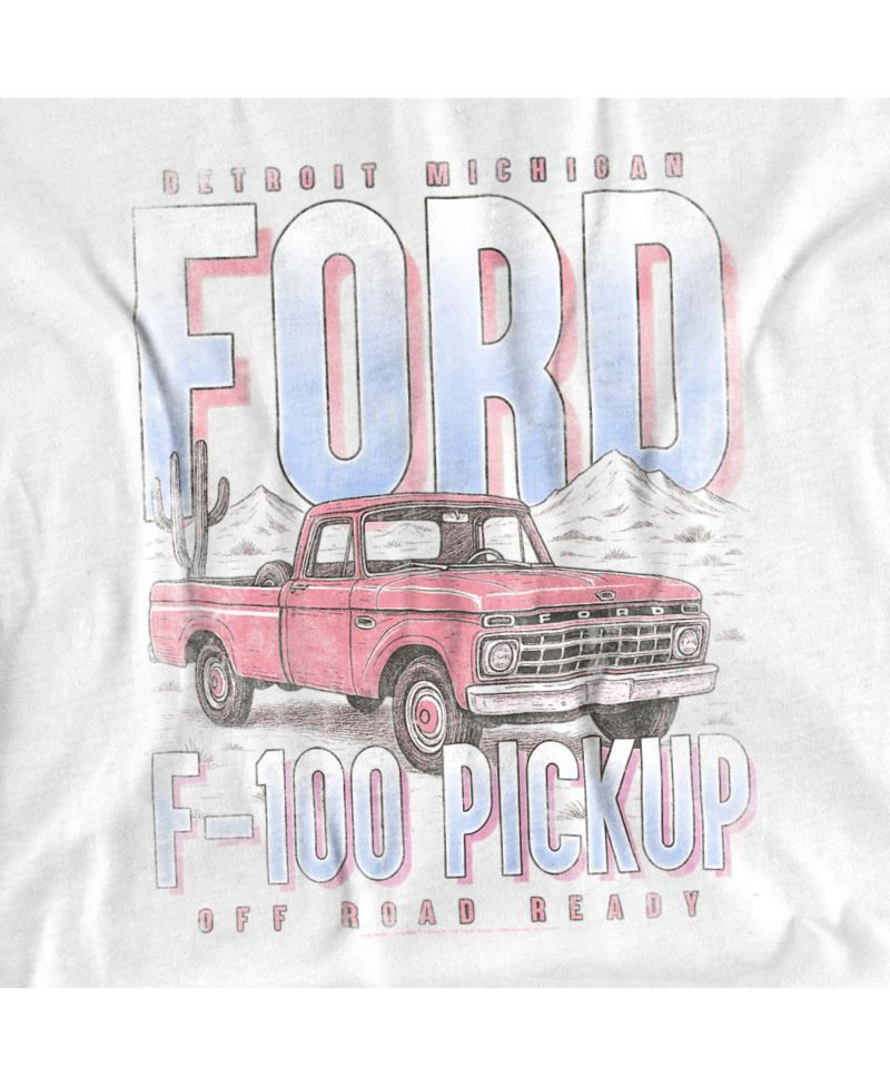 Men's Ford Trucks F100 Pickup Retro T-Shirt