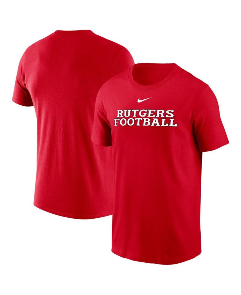 Men's Scarlet Rutgers Scarlet Knights Football Performance T-Shirt
