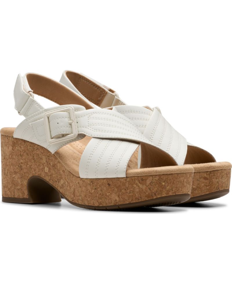 Collection Nerisa West Buckle Wedge Sandals