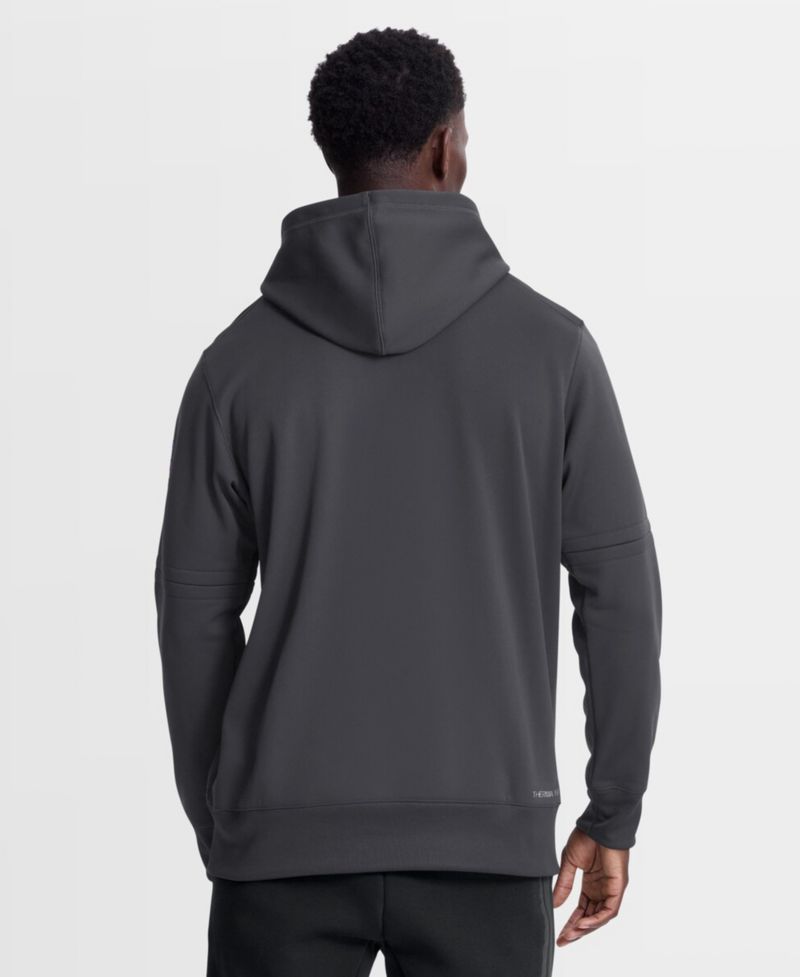 Men's Anthracite New York Mets Authentic Collection City Connect Therma-FIT Hoodie