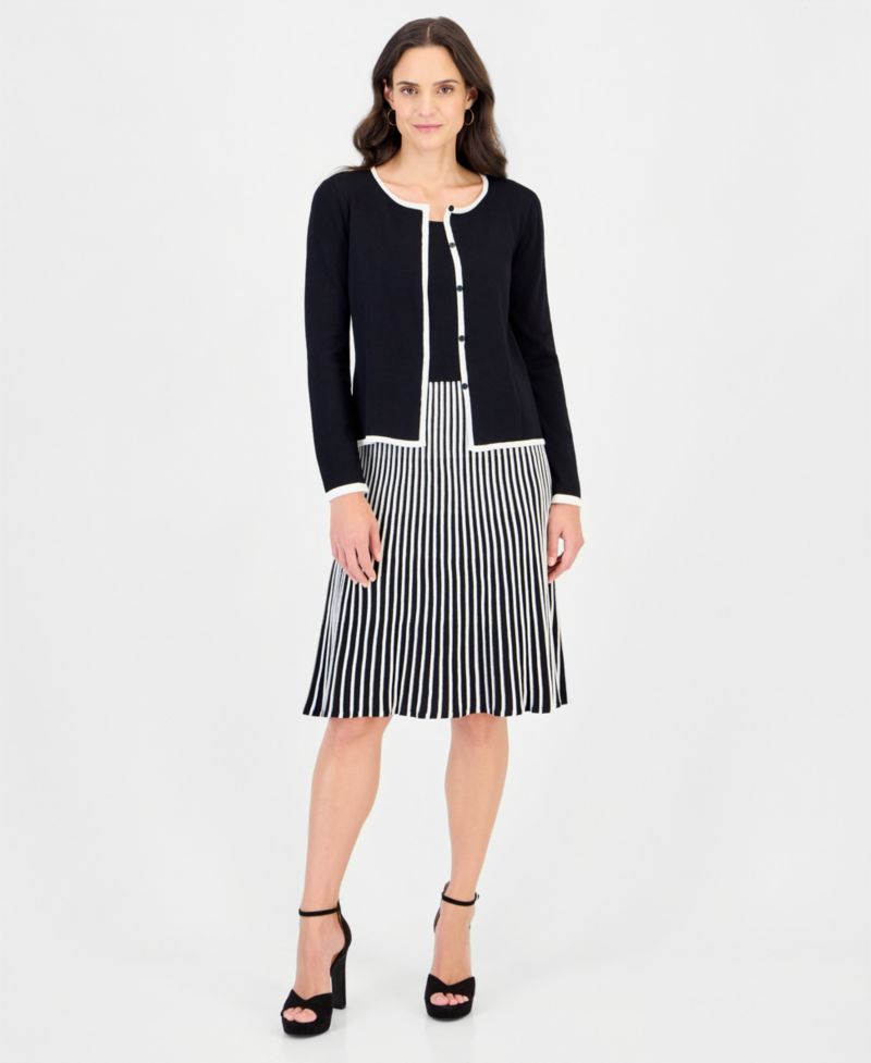 Women's Long-Sleeve A-Line Dress