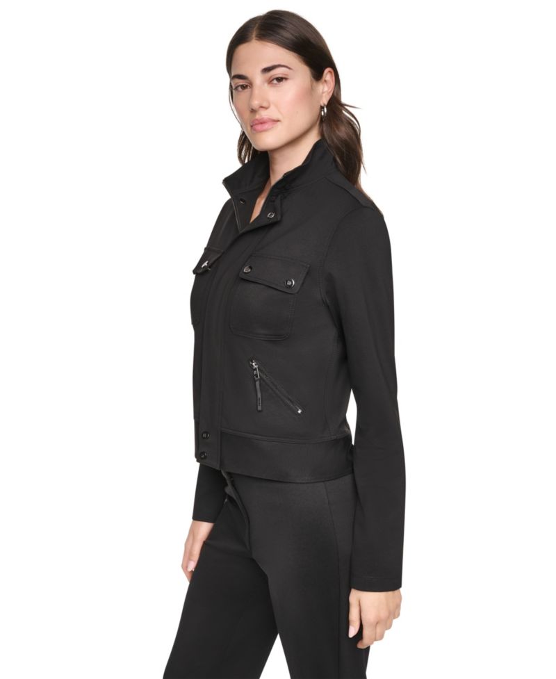 Women's Soho Ponte Tech Zip-Front Jacket